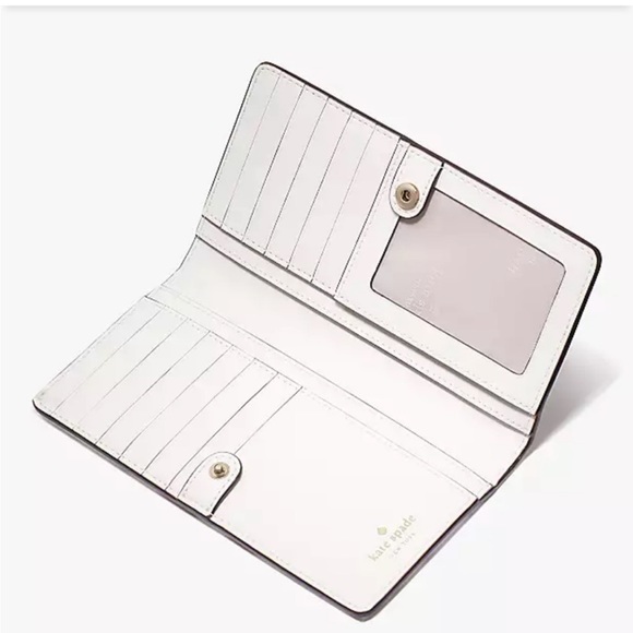 Kate Spade Rose Dana Large Slim Bifold Wallet - Picture 10 of 10